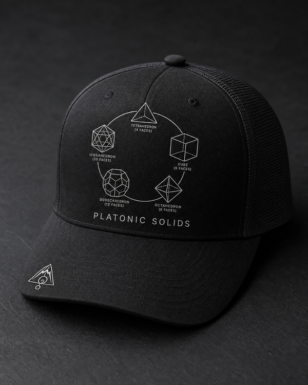 Platonic Solids Trucker Cap — Vertex Origin Studio