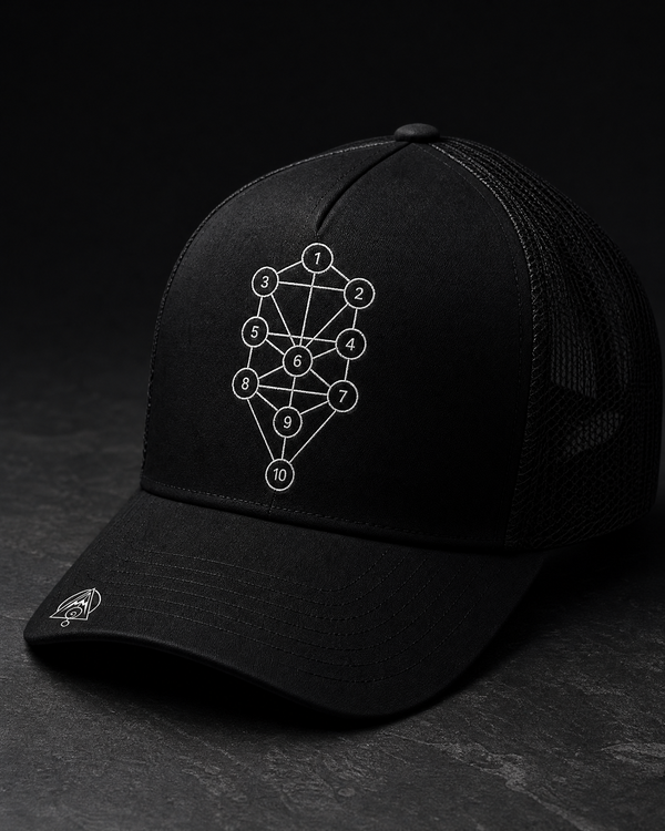 Tree of Life Trucker Cap — Vertex Origin Studio