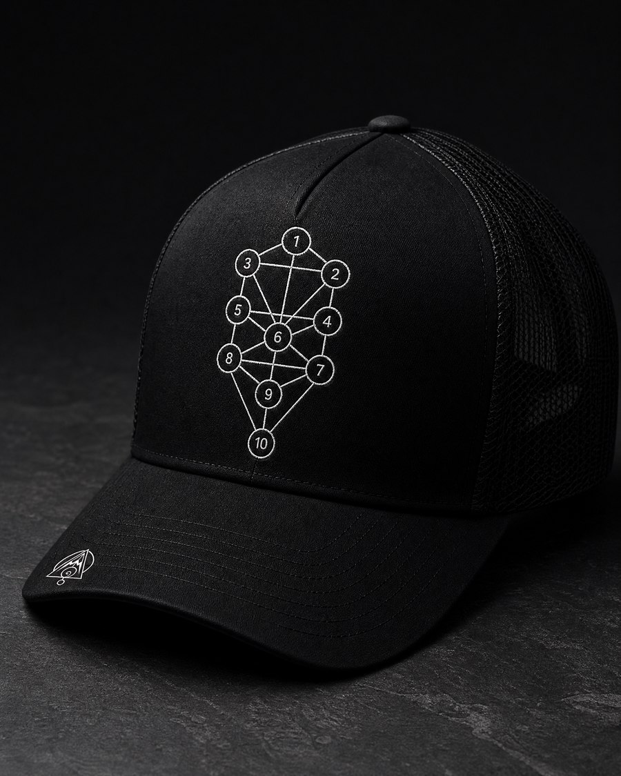 Tree of Life Trucker Cap — Vertex Origin Studio