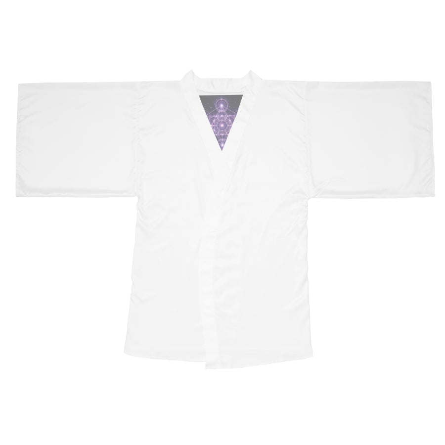 Sacred Geometry Kimono Robe — Cosmic Feminine — Back