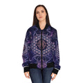 Women's Sacred Geometry Bomber Jacket — Sacred Bloom