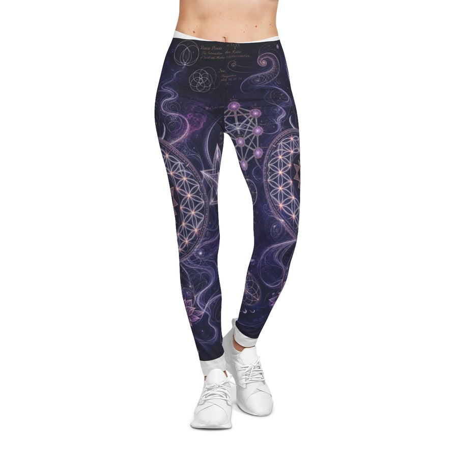 Women's Sacred Geometry Leggings — Sacred Feminine