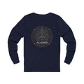 Aligned Long Sleeve — Navy — Back Design